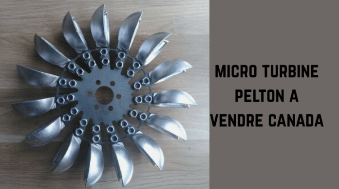 Micro Turbine Pelton a Vendre Canada