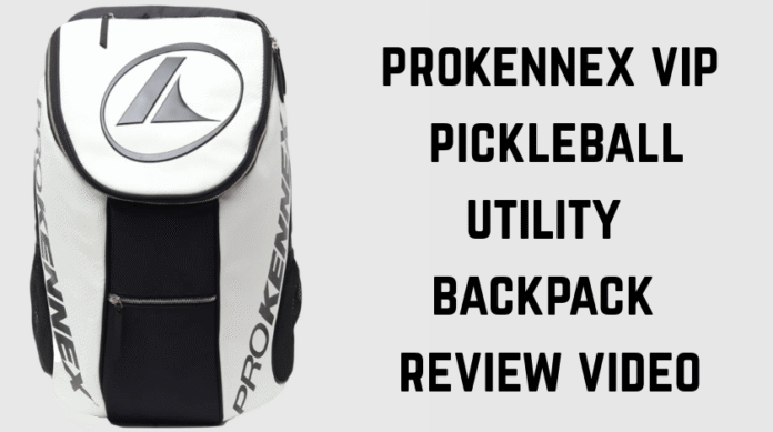 Prokennex Vip Pickleball Utility Backpack Review Video