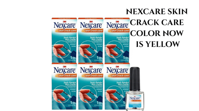 Nexcare Skin Crack Care Color Now Is Yellow