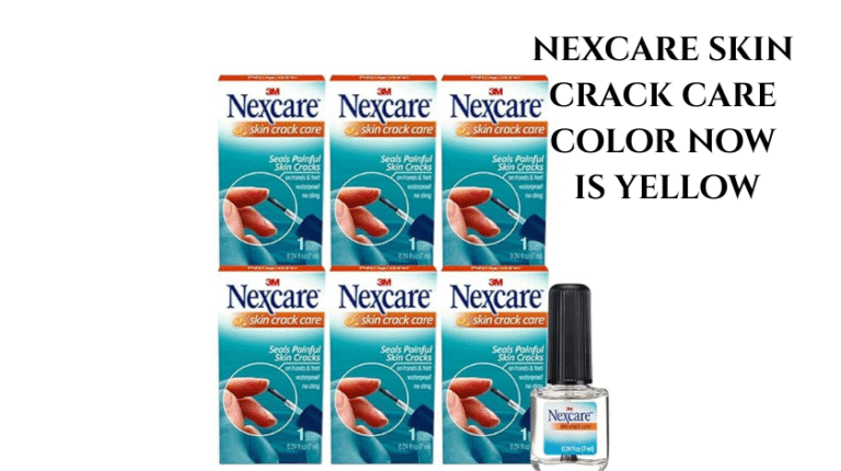 Nexcare Skin Crack Care Color Now Is Yellow