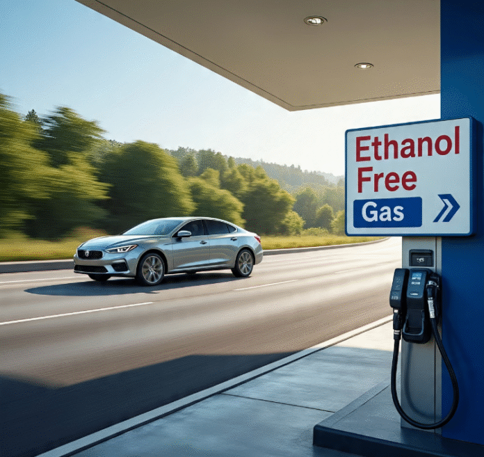 Ethanol free gas