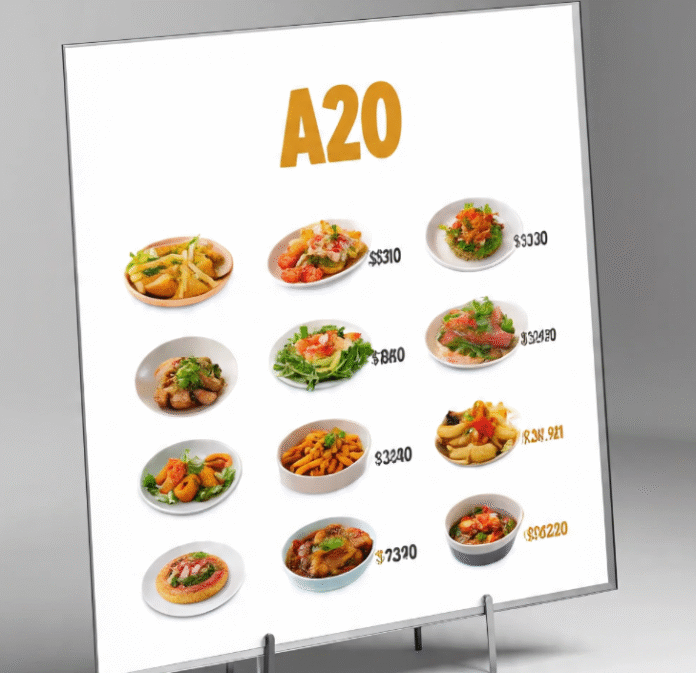 a20 menu