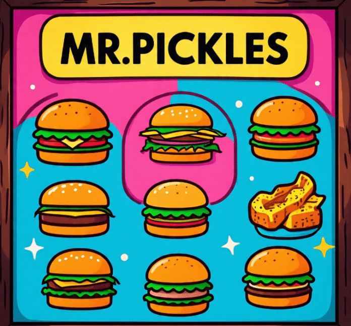 mr pickles restaurant menu