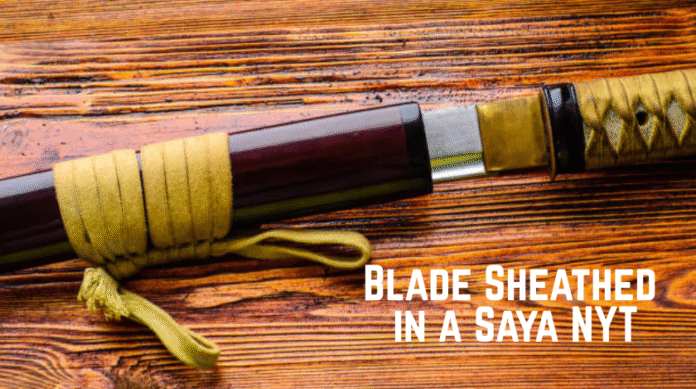 Blade Sheathed in a Saya NYT