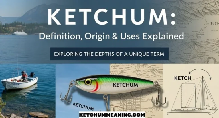 ketchum meaning
